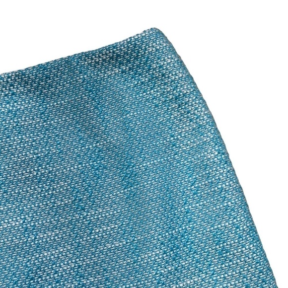 Talbots Blue Turquoise & White Texturized Tweed Pencil Skirt US 4P - Picture 3 of 9